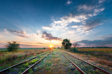 The path into the sunset