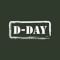 D-Day Logo Vector Template Design