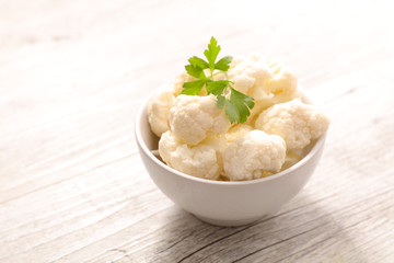 bowl of cauliflower