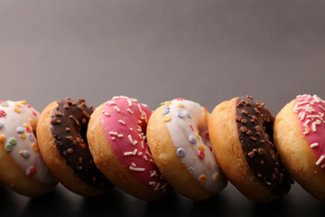 colorful delicious donut