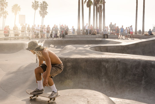 skate park in Venice Beach(Los Angeles)