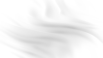 Fototapeta na wymiar Elegant white background with drapery fabric. 3d illustration, 3d rendering.