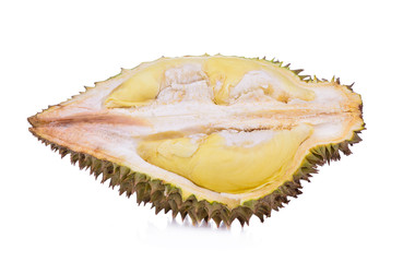 Fototapeta premium Durian isolated on white background.