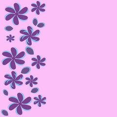 vector illustration floral background 