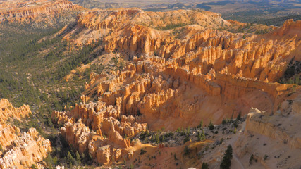 View On Sand Mountain Red Orange Bryce Canyon National Park