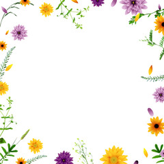 Obraz premium Poster With Flowers