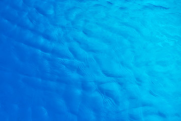 texture of blue water