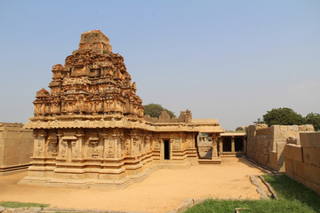 Fototapeta na wymiar Hazara Rama Temple, Hampi, Karnataka, India