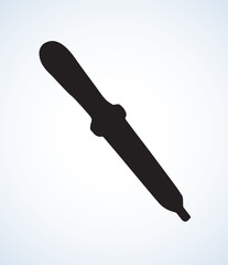 Pipette. Vector drawing