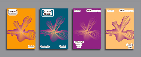 Fototapeta na wymiar Creative colored cover. Cover design.