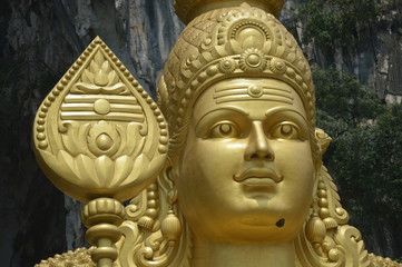Lord Murugan Statue in Batu Caves Malaysia
