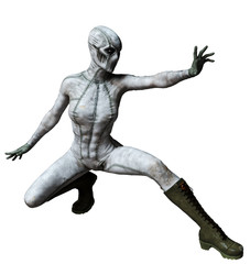 scary white ninja © DM7