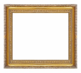 Golden (gilded) frame for paintings, mirrors or photos