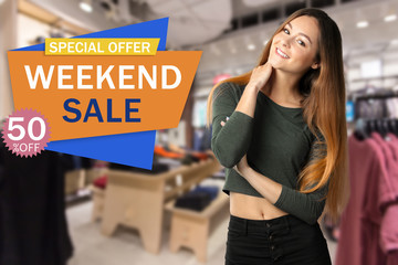 blurred abstract background of multicolored cotton clothing