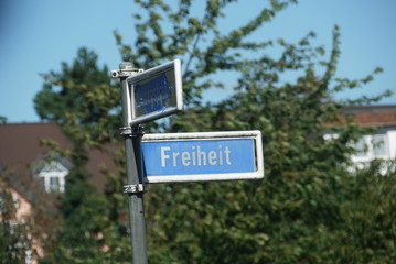 eeine Straße namens „Freiheit“