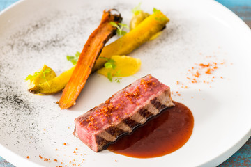 Premium Beef Steak with vegetable