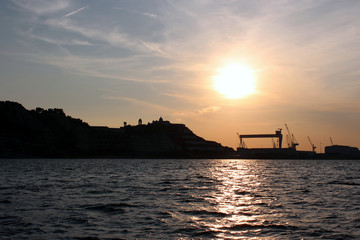 profilo del porto di Ancona