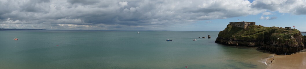 Naklejka premium Baie de Tenby