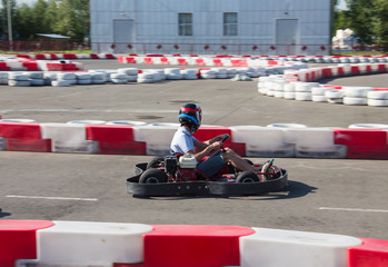 Indoor karting race 