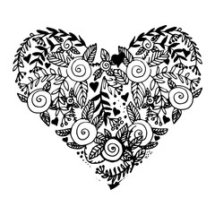 Design elements for Valentine's day.