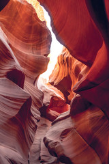 Journey to the southwest of the USA. Scenic Antelope Canyon, Arizona