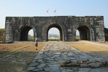 Ho citadel in Vietnam,Thanh Hoa