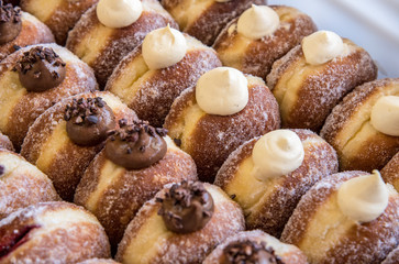 Fresh delicious donuts