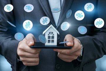 Layout of the house in the phone and fly interest.