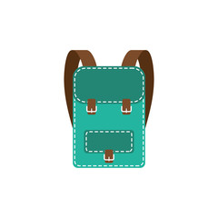 backpack icon on white background