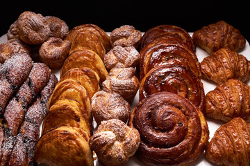 Assortment of french pastries