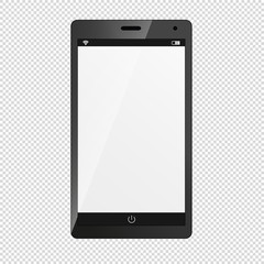 Mobile Device Smartphone - Isolated On Transparent Background