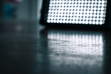 Close Up of Camera Light