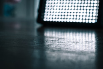 Close Up of Camera Light