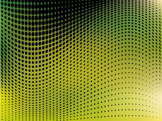 Abstract monochrome halftone pattern. Futuristic panel. Gunge dotted backdrop with circles, dots, point. 