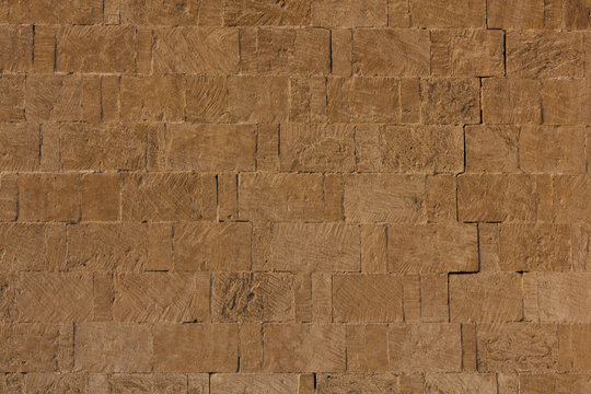 Ancient arabic brick wall