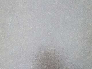 wet asphalt in the spring