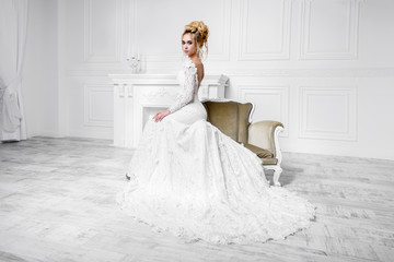 magnificent bride woman