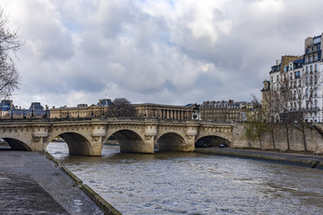 Obraz premium paris seine river