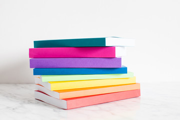 Colorful collection of the books