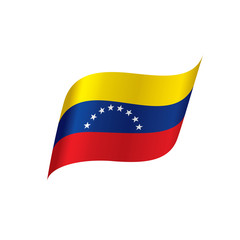 Obraz premium Venezuela flag, vector illustration