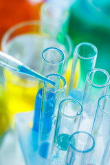 Laboratory tubes macro