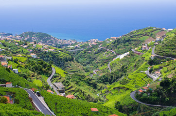 Wide view from "Levada do Norte" - Madeira island, Portugal