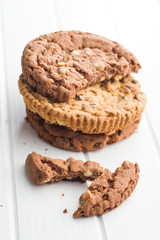 Sweet chocolate cookies.