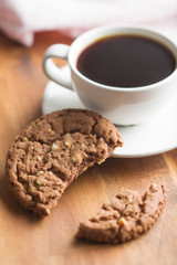 Sweet chocolate cookies.