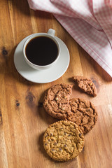 Sweet chocolate cookies.