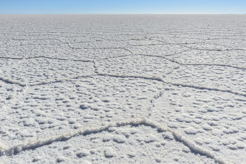 Fototapeta na wymiar Salar de Uyuni, Salt flat in Bolivia