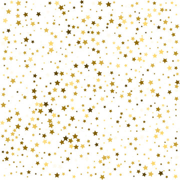 Gold glittering background vector. Star dust and golden glitter. Holidays background for web and print.