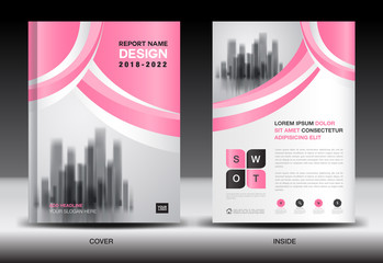 Annual report cover design, brochure flyer template, business advertisement, company profile, magazine ads, leaflet, book, catalog, infographics vector layout in A4 size