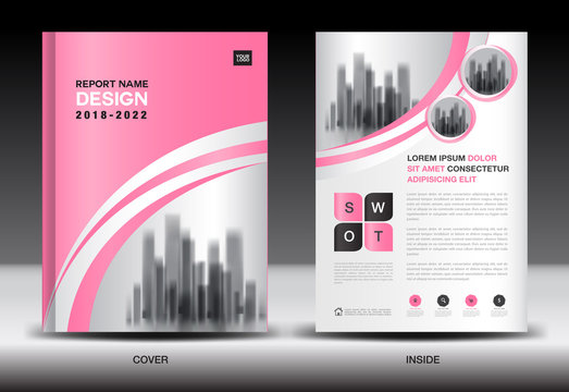 Annual report cover design, brochure flyer template, business advertisement, company profile, magazine ads, leaflet, book, catalog, infographics vector layout in A4 size