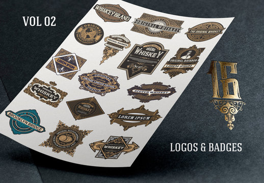 16 Ornamental Logos and Badges